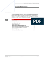 Learning Curve Setup and Maintentance