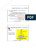 9.5 - Interação Dos Raios X Com A Matéria