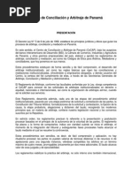 2000 Panama Cecap Es Reglamento - Arbitraje