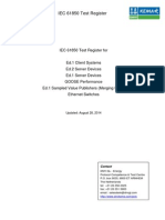 COM118 Conformance Test Register 61850