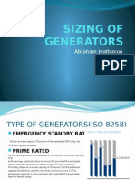 Sizing of Generators: Abraham Jyothimon B.K Gulf