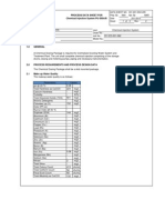 Process Data Sheet For Chemical Injection System PU-300A/B