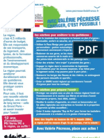 Tract Essonne - Changer l'Ile-de-France Avec Valérie Pécresse Et NKM