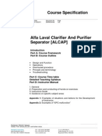 Alfa Laval Separator Course Specification