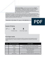 IP Code: Explanation of The Letters IP Is Given in IEC 60529 (Ed. 2.1), Clause 4.1