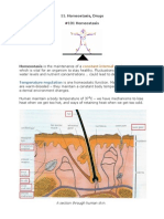 11 Homeostasis Biology Notes IGCSE 2014