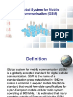 Global System For Mobile Communication (GSM)