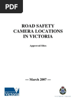 Road Safety Camera Locations in Victoria: - March 2007