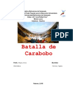 Trabajo Batalla de Carabobo Yajaira