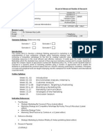 Course-Outline STG MKT