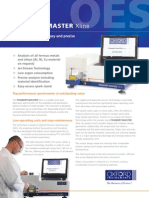 Foundry Master Xline Spectrometer