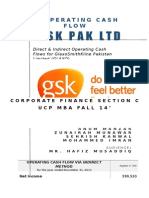 GSK Pak LTD: Operating Cash Flow