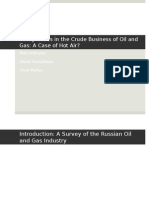 Sticky Issues in The Crude Business of Oil and Gas: A Case of Hot Air?