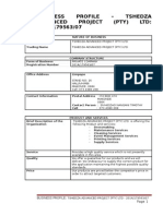 Tshedza Advanced Project (Pty) LTD Company Profile