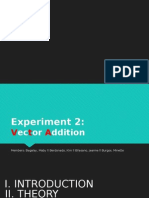 Experiment 2: Vector Addition