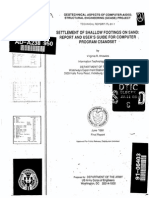 Settlement of Shallow Footings On Sand