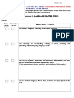 Assignment 1 - Language Related Tasks Rev Aug 11