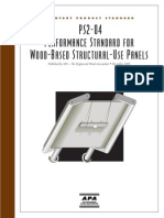 Voluntary Product Standard Ps2-04 Performance Standard For Wood-Based Structural-Use Panels