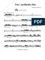 Take Five/Drumsolo Transcription