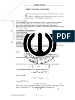 Applied Physics: 0 Dθ dt dθ b dt θ d J