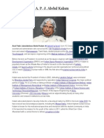 A. P. J. Abdul Kalam