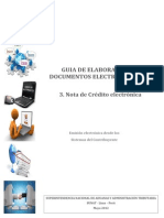 GUIA DE ELABORACION DE DOCUMENTOS ELECTRONICOS XML - Nota de Crédito Electrónica