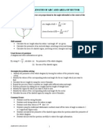 Chapter 3 II Arc Length N Sector Area ENHANCE