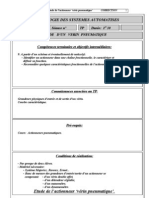 Etude de L'actionneur Vérin Pneumatique'