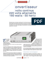 Convertisseur 12v CC Vers 220VAC 160 W