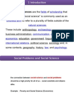 Introduction To Social Sciences