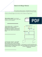 Líneas en El Dibujo Técnico