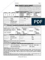 Material Safety Data Sheet: Acetone