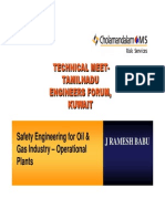 Safety Engineering For OIl Gas Industry Operational Plant