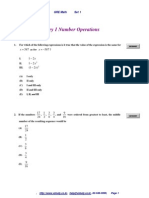 GRE Math 강좌 Set 1