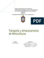 Transporte y Almacenamiento de Hidrocarburos