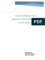 Suzlon Analysis Assignment