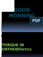 Torque in Orthodontics