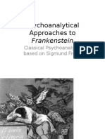 Psychoanalytical Approaches To Frankenstein