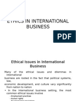 Ethics in International Business