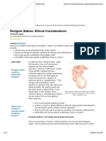 Day 28 - Resource 5a - Designer Babies-Ethical Considerations