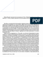 Fulvio Tessitore - Introducción Al Pensamiento de Vico