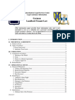 German Landlord-Tenant Law PDF