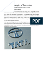 Marketing Strategies of TATA Motors Is One of The Most Successful Marketing Strategies in Automobile Industry