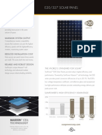 SunPower E20 327 Spec Sheet