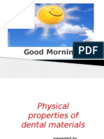 Physical Properties of Dental Materials