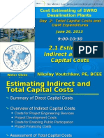 2.1 Estimating Indirect and Total Capital Costs