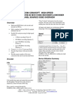 COM-1209ASOFT High-Speed Dvb-S2 BCH Code Decoder & Encoder VHDL Source Code Overview