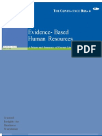 Evidence - Based Human Resources