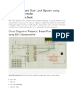 582 - Password Based Door Lock System Using 8051 Microcontroller