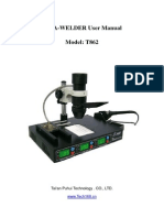 IRDA-WELDER User Manual Model: T862: Tai 'An Puhui Technology - CO., LTD